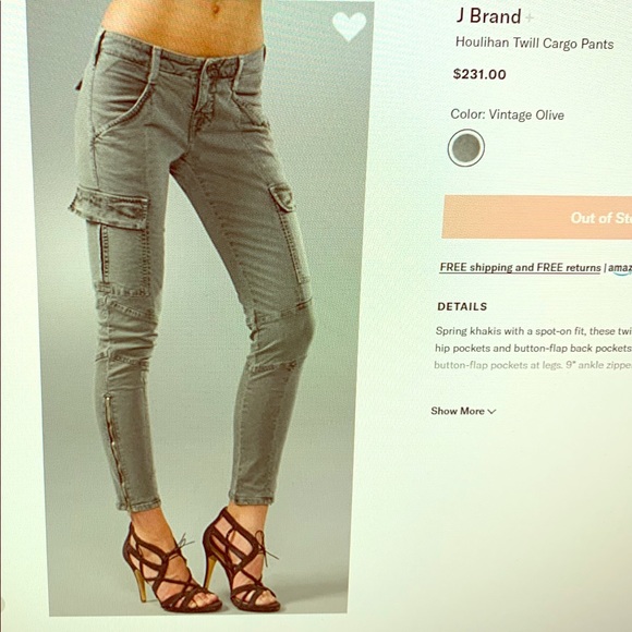 J Brand Denim - j brand Houlihan twill cargo pants